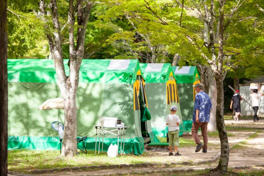 テントキャンプ場