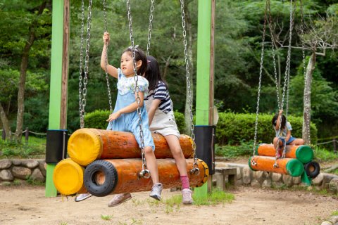 トリム園地のモノレール