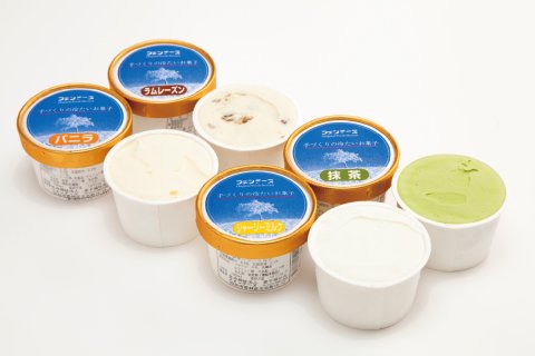 しあわせマルシェ フォンテーヌの手作りアイス